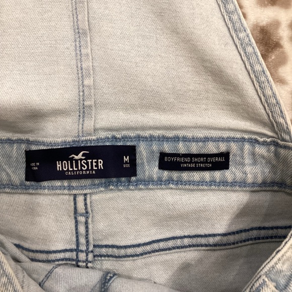 Distressed Overall Shorts, Size M - Picture 10 of 10